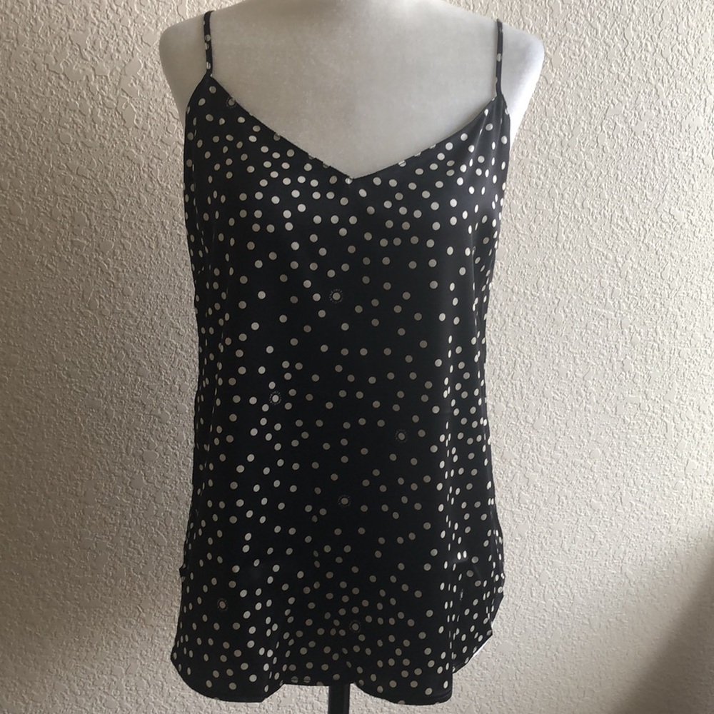Stella McCartney Melanie Dot Print Stretch Silk Camisole (Size Medium) NWT - Picture 10 of 13